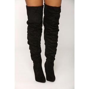 Black Over the Knee Boot